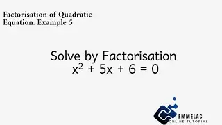 Solving a Quadratic Equation using Factorisation. Example 5 #waecmaths #waecquestion2023 #waec2023