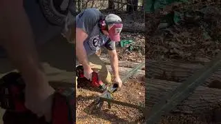 Creative Way to Remove a Sawmill Head By Hand #shorts #sawmill #creative #wood #diy #construction