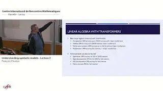 Francois Charton: Symbolic language models: applications and interpretability -  lecture 2