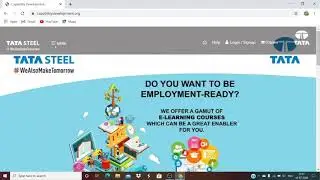 E- learning programs and webinar's organised by tata steel.