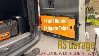 [Sprinter 4x4] Front Runner: DROP DOWN TAILGATE TABLE for Sprinter van