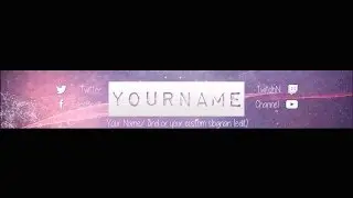 Youtube Banner Template I 2015