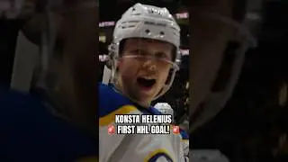 KONSTA HELENIUS FIRST #NHL GOAL‼️ #goals #hockey #buffalosabres