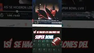 As&iacute; se hacen los balones del #superbowl en #ohio @NFL  @espndeportes @NFLSuperBowlLVIII2024