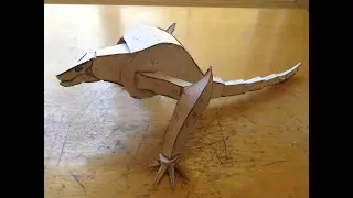 How To Make The Big One, Skullcrawler Out Of Cardboard Part 2