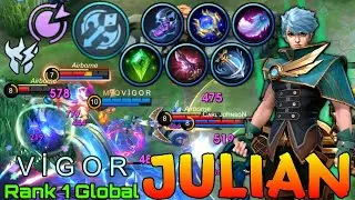 Monster Julian Deadly Jungler - Top 1 Global Julian by V İ G O R - Mobile Legends