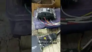 Honda jazz petrol ecu reading with KTM bench
