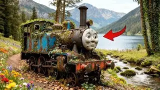 From Abandoned to Restored: Percy the Small Engine in the Silent Forest | ASMR