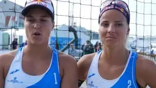 Slukov&aacute;/Hermmanov&aacute; between Beach Volleyball and 