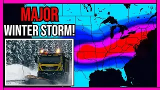🔴BREAKING - Big Trends Today As A Major Winter Storm And A Crippling Ice Storm Are Both Likely!