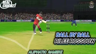 Rilee Rossouw's 94*(48) Ball By Ball! CPL Gameplay - Real Cricket 24