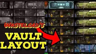 План моего убежища в Fallout Shelter