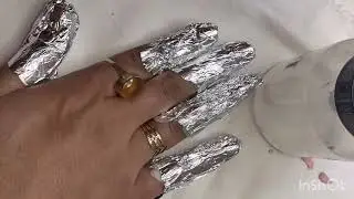 How to remove nail extensions at home , nail extensions removal ,#nails #nailart