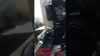 İlik makinası alt makas değiştirme