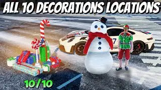 All 10 Decorations Box locations | Car parking multiplayer 2 | New event