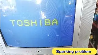CRT tv repair sparking problem