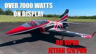 Over 7000 Watts on Tap with the Black Horse RC Viper and Jetfan 120 Pro