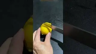 Satisfying lemon cutting skills #cuttingskills #vegetablecarving #cuttingfruit