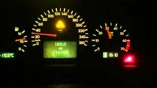Mercedes E430 acceleration 0-100