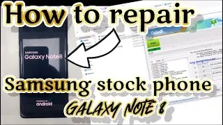 N950F | SAMSUNG GALAXY NOTE 8 | STOCK | ONLY LOGO | LATEST FIRMWARE | SEE THIS VIDEO