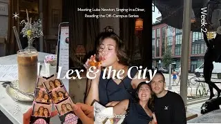 Lex & the City (week 2): Meeting Luke Newton, Singing in a Diner, Reading the Off-Campus Series,