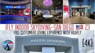 Indoor Sky Diving Full Experience With Highfly | Ifly Indoor Skydiving | San Diego | Usa 🇺🇸 Mar 23