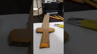 How to make a sward out of cardboard 