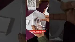 Print on any type of plastic material Permanent ink stamp Order on WhatsApp