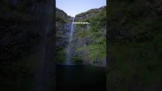 Found paradise at the end of a trail #MadeiraIsland #HiddenWaterfall #TravelPortugal #waterfallviews