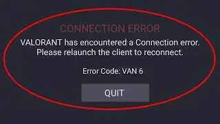 Как исправить ошибку VAN 6 в Valorant &mdash; код ошибки 6 в Valorant &mdash; Valorant обнаружил ошибку подключения