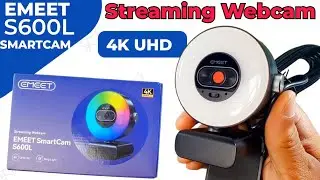 EMEET SmartCam S600L 4K UHD Review | Best Webcam in 2026 for Streaming!
