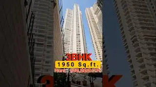 3BHK flat with balcony available for rent to families or bachelors in Omkar Alta Monte, Malad East