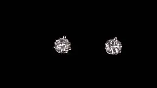 Ladies' Diamond Stud Earrings .55 Carat