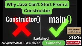 Почему в Java нельзя начать с конструктора | декодирование public static void main | Подготовка к...