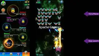 Galaxy Attack Alien Shooter | New Hero Mode | Terra New Level 9 |  Tips Tricks For Game Players