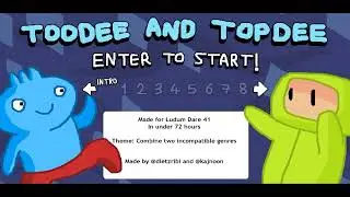 Toodee and Topdee Gameplay Walkthrough