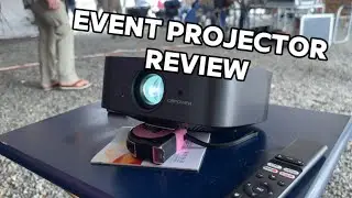 ★★★★★ DBPOWER E2 Smart Projector Review & Daylight test - Netflix and YouTube and PowerPoint