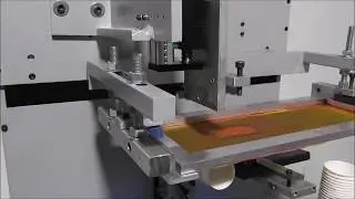 Maquina CNC  Serigrafica impresi&oacute;n de vasos desechables y tubos colapsibles.