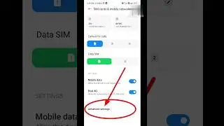 How to On Data Roaming in redmi note 10s।🔥🔥 #data #shorts
