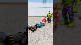 All Super Hero DOMINO EFFECT THE AMAZING 😂 Marvel Animation