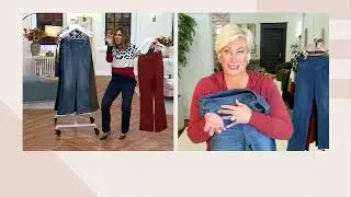 Belle by Kim Gravel TripleLuxe Baby Boot-Cut Jean on QVC