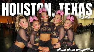 I FELL at my FIRST allstar CHEER competition of the season... | Houston, Texas