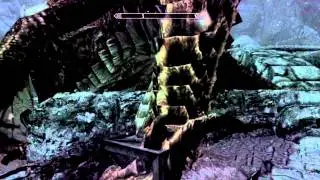 Skyrim - Dragon Crash Lands on Horse [HD]