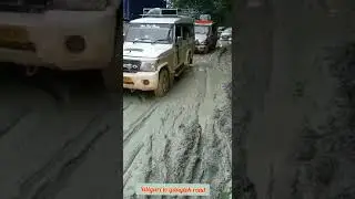 siliguri to gangtok road condition for landslide