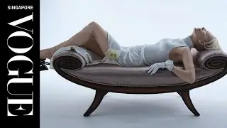 On set with Vogue Singapore's November 'Nourish' cover star Tilda Swinton