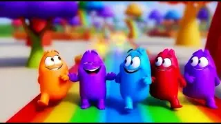 Fall Guys Crazy Beans Se Sali&oacute; de la Pista | Canci&oacute;n Infantil Divertida | Rimas para Ni&ntilde;os