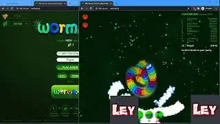 Farming Live on Stream In Wormax.io