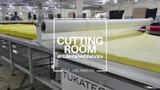 Cutting Room at Combined Fabrics with Sheikh Tariq Mehmood