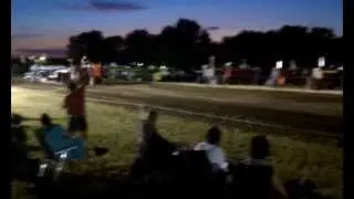 Farmall M with V8 Gas Tractor Pull at Radcliffe Days 07/19/2013