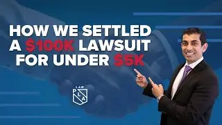 How We Settled a $100K Lawsuit for Under $5K | Business Lawsuit Success Story #lawyer #businesstips